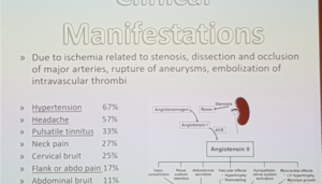 clinical manifestations