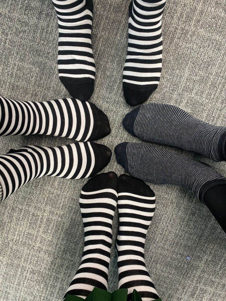 stripey socks 